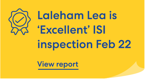 Laleham Lea is excellent ISI inspection Feb 22
